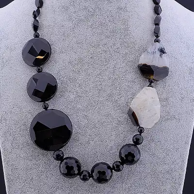 🏷️️ Намисто Агат 63 см F-83725