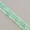 🏷️️ Намистини Амазонит 39 см на нитці (натуральне каміння, без застібки) грановані F-84171