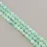 🏷️️ Намистини Амазонит 39 см на нитці (натуральне каміння, без застібки) грановані F-84171