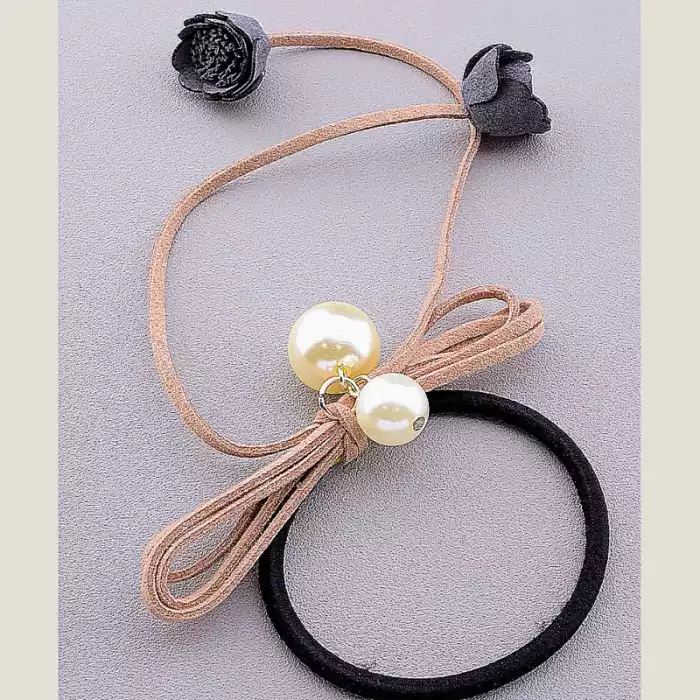 🏷️️ Резинка для волосся Flora Secret тканина ss_41305