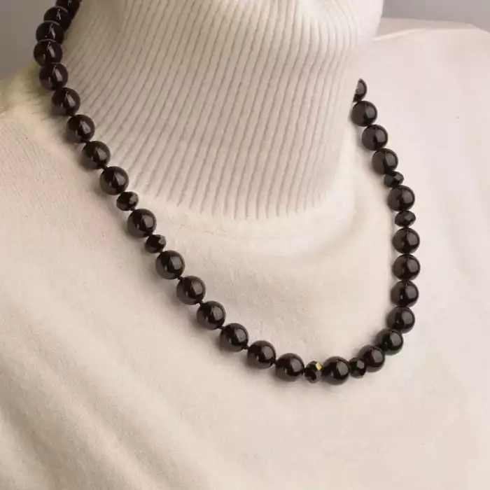 🏷️️ Намисто Турмалін срібло (925 проба) 48 см. ss_94610