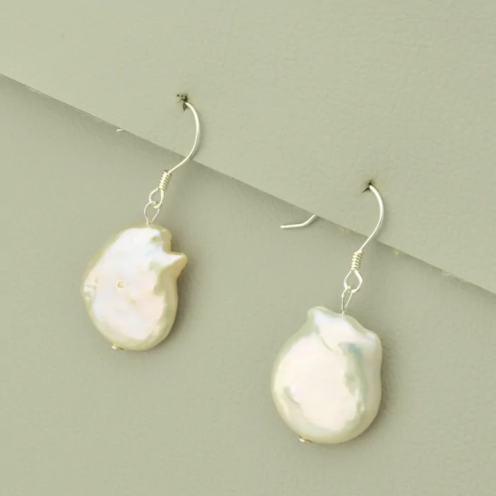 🏷️️ Сережки петля Перли (срібло 925 проба) ss_102102