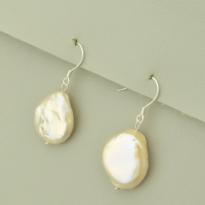 🏷️️ Сережки петля Перли (срібло 925 проба) ss_102102