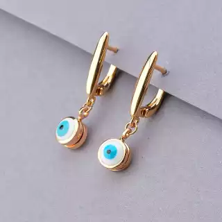 Сережки англійський замок Xuping (позолота 18к)