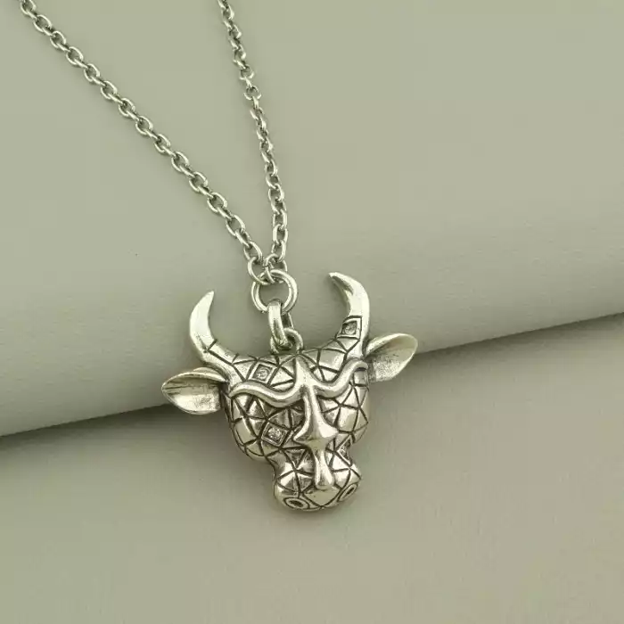 🏷️️ Підвіска Abella Фіаніт 45 см (родій) ss_102925