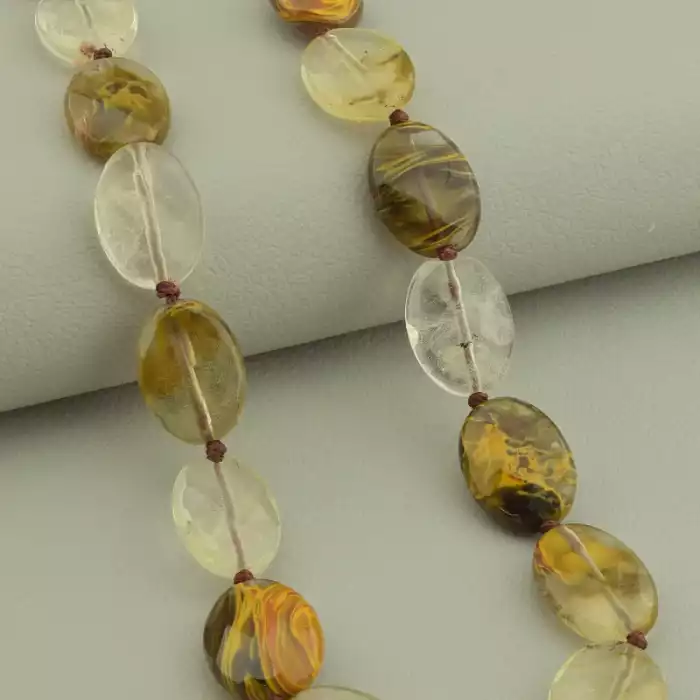 🏷️️ Намисто Халцедон 44 см. ss_103442