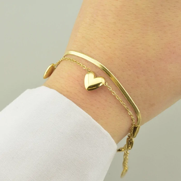 🏷️️ Браслет з карабіном Xuping 18 см. (позолота 18к лимонна) ss_96103