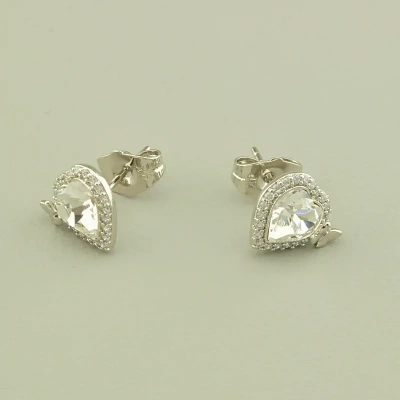 Сережки 'XUPING' Swarovski (родій)
