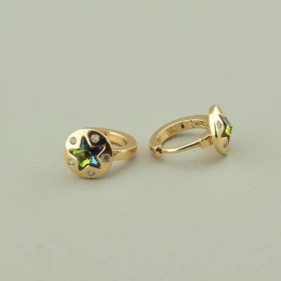 Сережки XUPING Swarovski (позолота 18к)