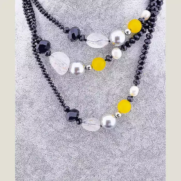 🏷️️ Намисто Гірський кришталь, Чеський кришталь 120 см ss_57027