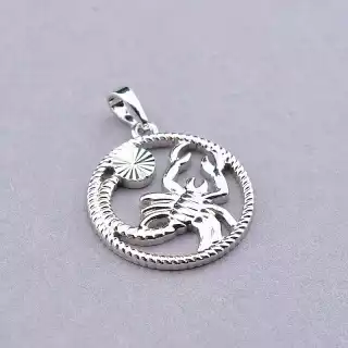 Кулон скорпіон Xuping (родій)