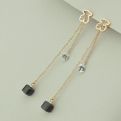 Сережки Fashion Сrystal (позолота 18к)