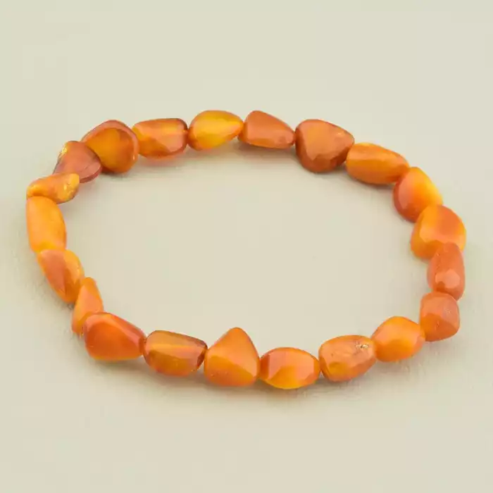 🏷️️ Браслет на резинці Янтар 19 см F-105918