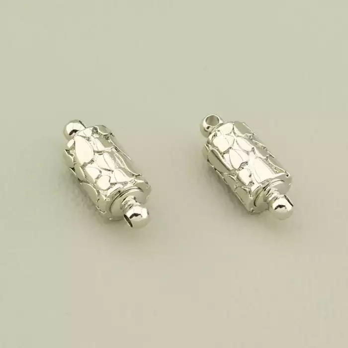 🏷️️ Застібка магніт 12х7мм. (родій) F-106224