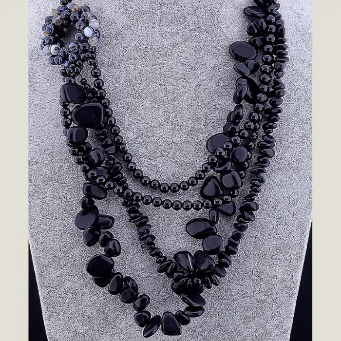 🏷️️ Намисто Агат 62 см ss_11165