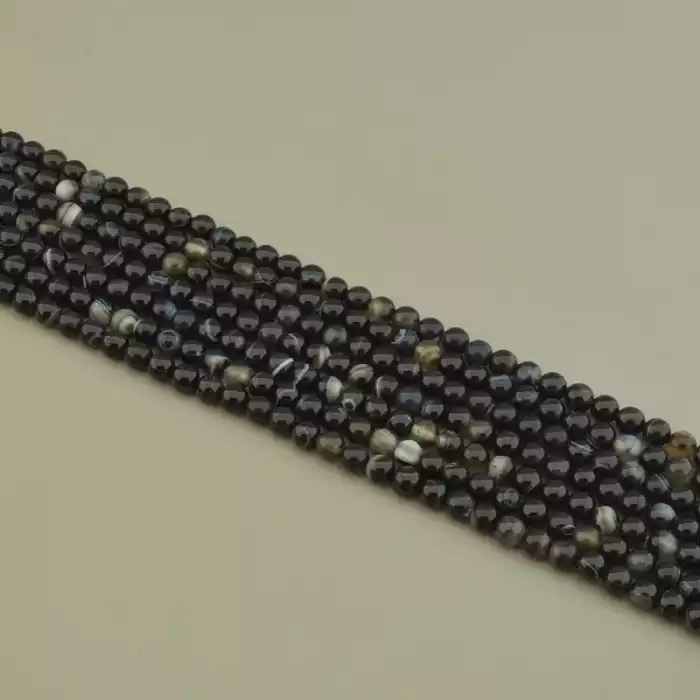 🏷️️ Намистини Агат 36 см 6.3 мм. (без застібки) F-106533