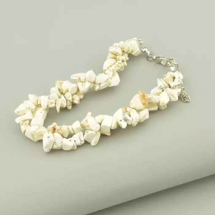 🏷️️ Намисто + Браслет Кахолонг 48 см ss_32450