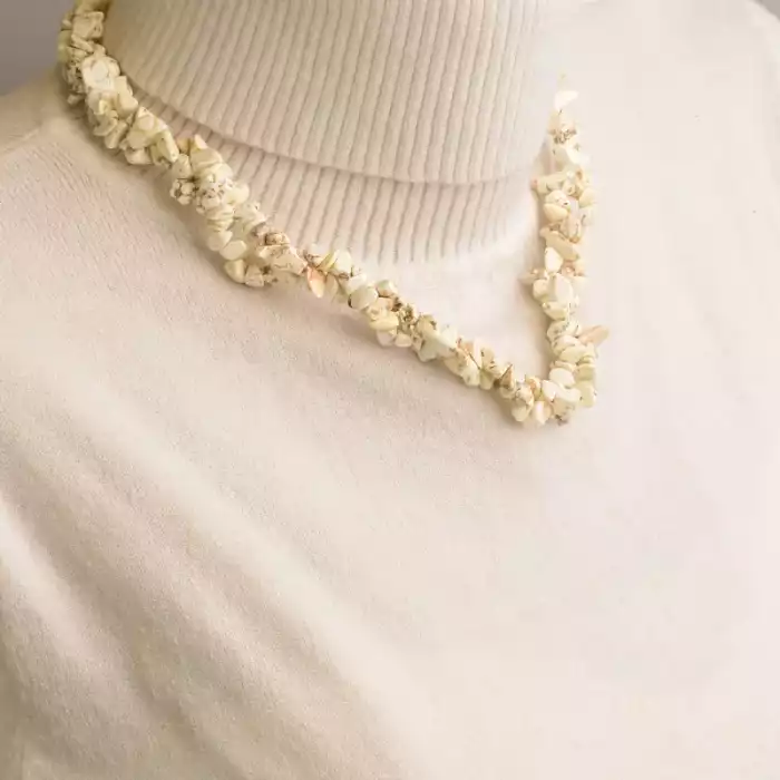 🏷️️ Намисто + Браслет Кахолонг 48 см ss_32450