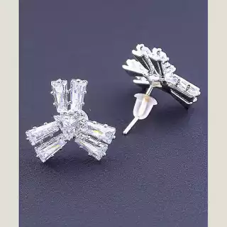 Сережки пусети FJ Фіаніт