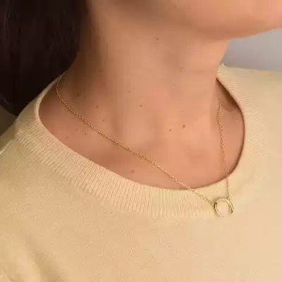 🏷️️ Підвіска Saiya Фіаніт 42 см (позолота 18к) F-83385