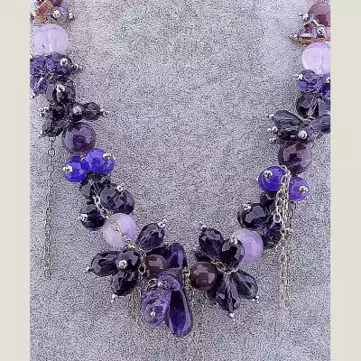 🏷️️ Намисто Аметист 55 см F-14670