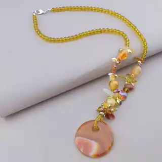 Намисто Сердолік 62 см