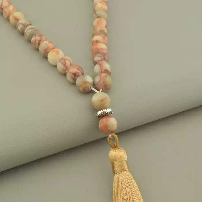 🏷️️ Чотки із натурального каменю Яшма ss_101503