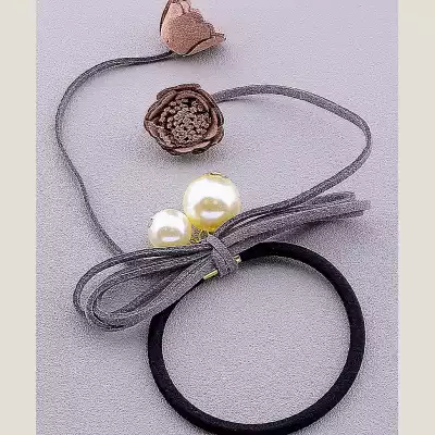 🏷️️ Резинка для волосся Flora Secret тканина F-41306