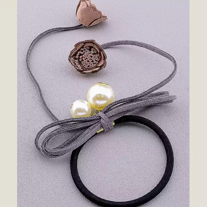 🏷️️ Резинка для волосся Flora Secret тканина ss_41306