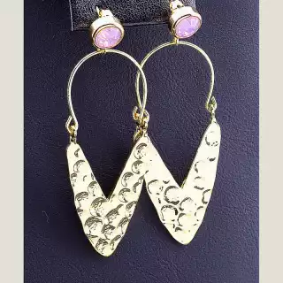 Сережки пусети Сrystal FJ