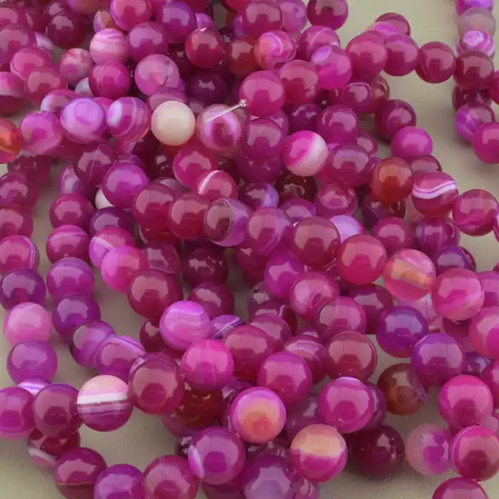 🏷️️ Нитка Агат 38 см. 10мм. (без застібки) ss_103343