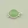 🏷️️ Замочок Нефрит 17x17мм. F-103443
