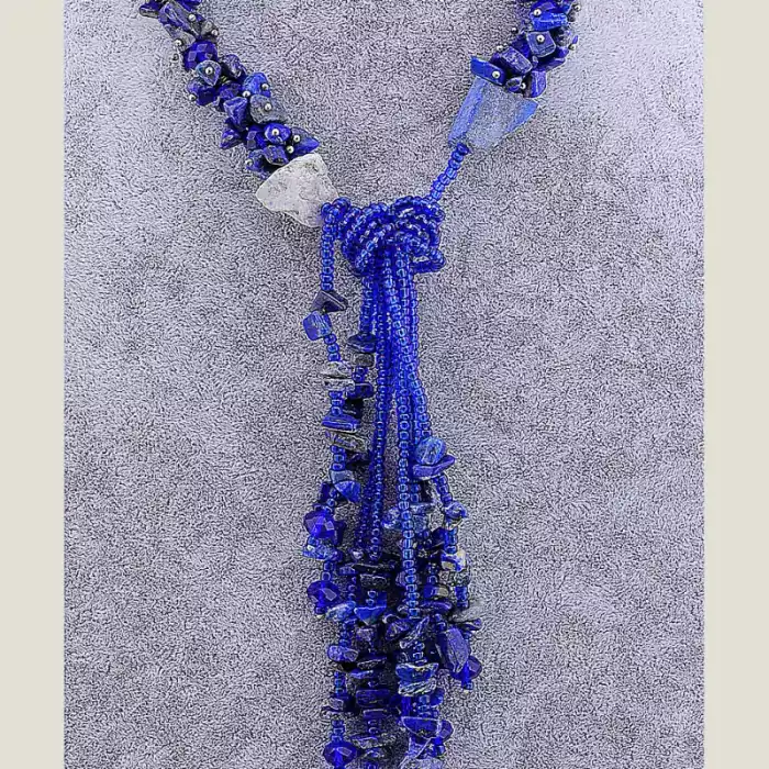 🏷️️ Намисто Содалит 80 см ss_68483