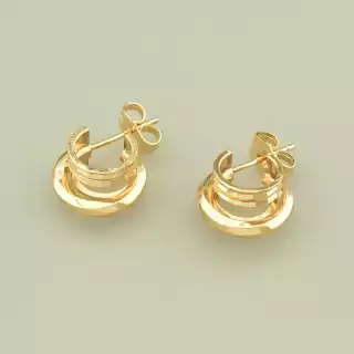 Сережки пусети Xuping (позолота 18к)