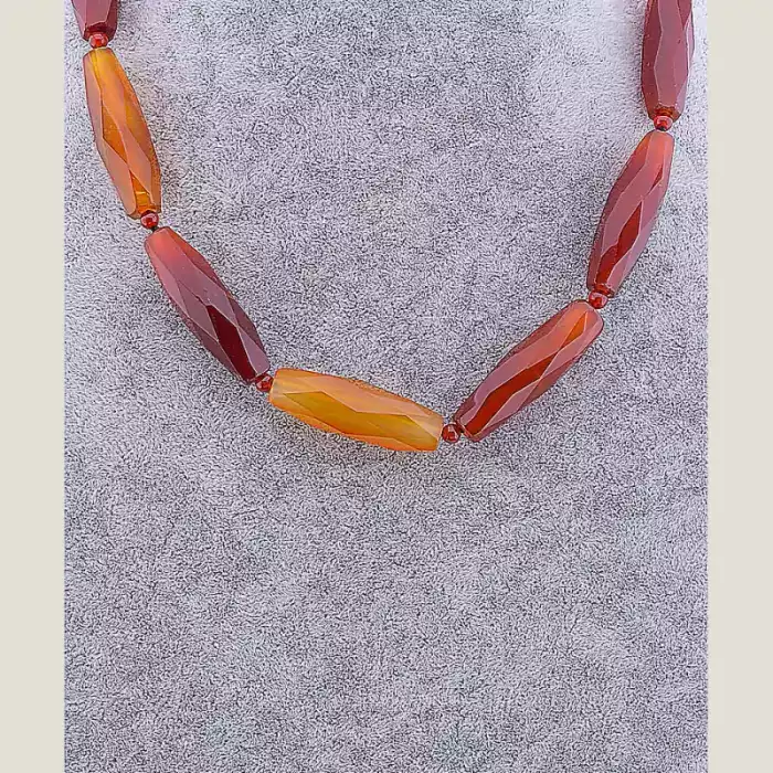 🏷️️ Намисто Сердолік 52 см ss_79802