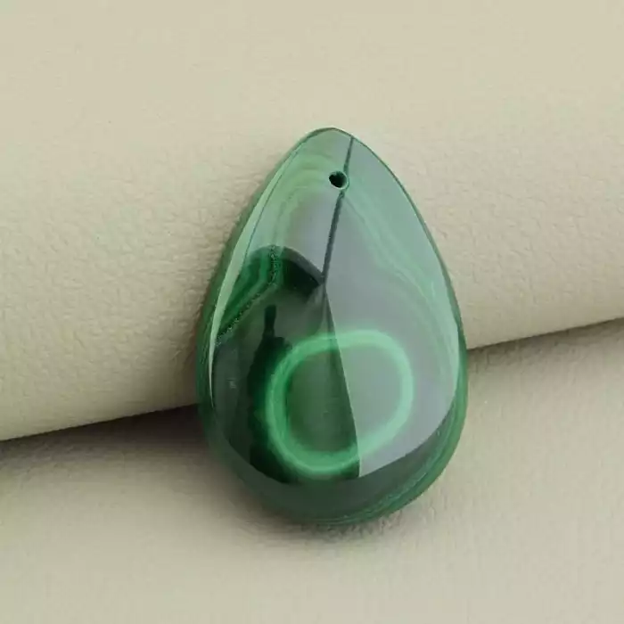 🏷️️ Кулон Малахіт 35x25мм. F-105619