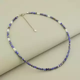 Підвіска Содаліт, Місячний камінь 39 см