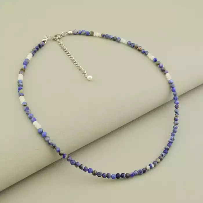 🏷️️ Підвіска Содаліт, Місячний камінь 39 см ss_105819