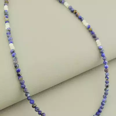 🏷️️ Підвіска Содаліт, Місячний камінь 39 см F-105819