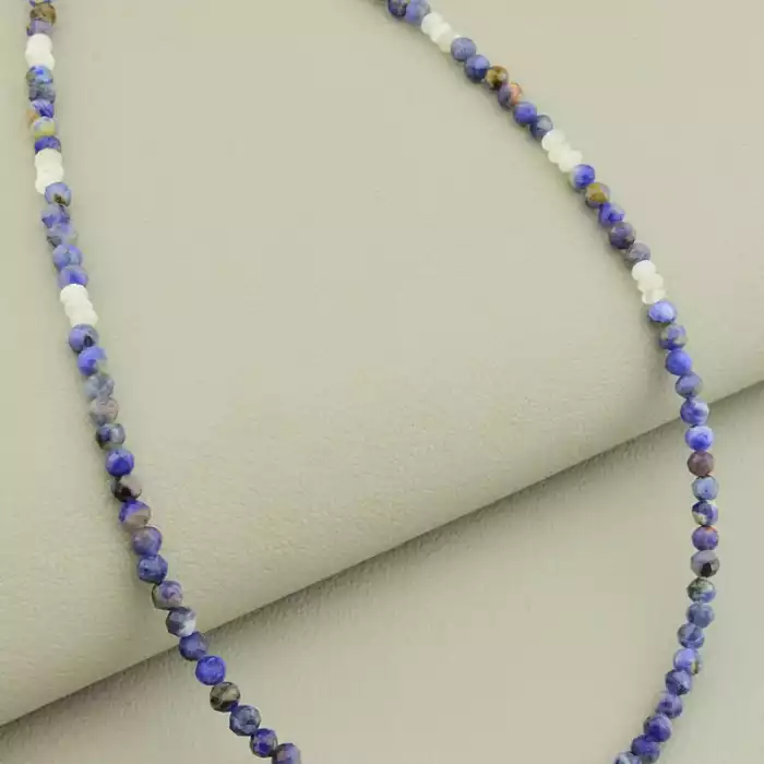 🏷️️ Підвіска Содаліт, Місячний камінь 39 см ss_105819