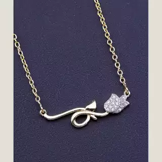 Підвіска Xuping Фіаніт 40 см (позолота/родій)