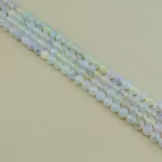 Намистини Кварц (імітація) 38 см. 8 мм. (без застібки) на нитці