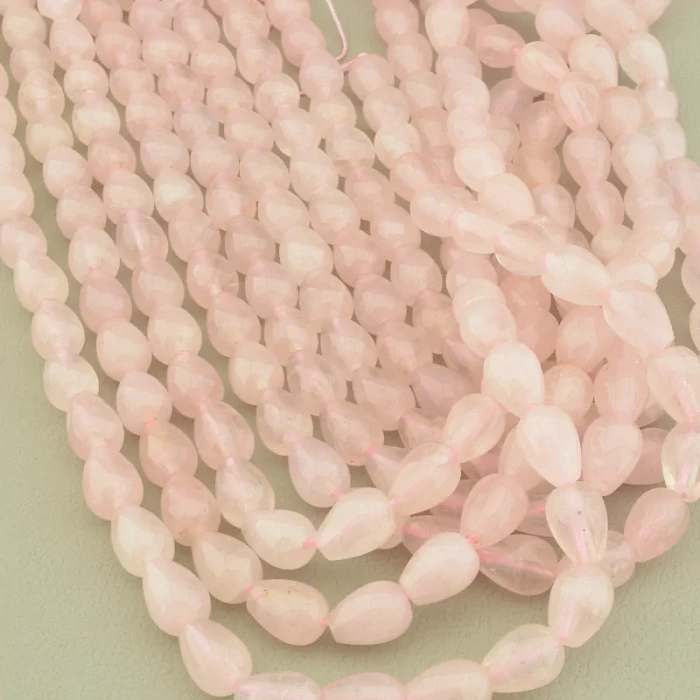 🏷️️ Нитка Рожевий кварц 40 см. (без застібки) ss_100570