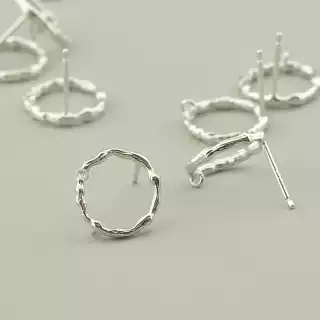 Швензи Пара срібло (925 проба) 12x12 мм