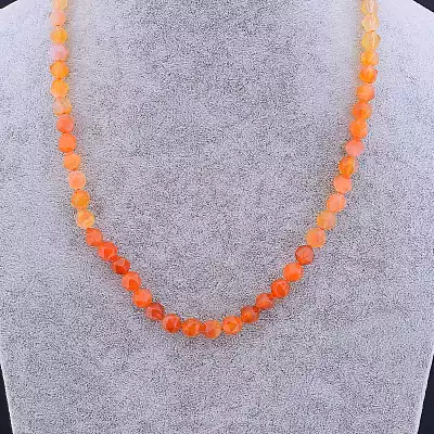 🏷️️ Намисто Сердолік 56 см F-63475