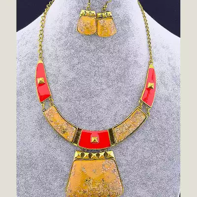 🏷️️ Намисто + Сережки 46 см FJ F-14890