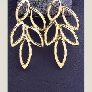 Сережки пусети FJ 43х20 мм