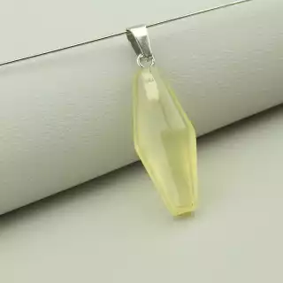 Кулон стальний Кварц 35х10мм.