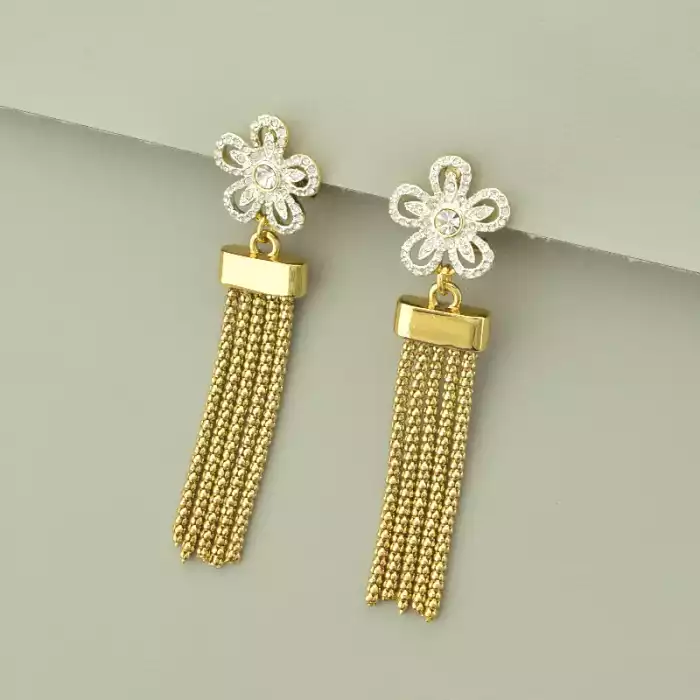 🏷️️ Підвіска+Сережки Фіаніт 41 см. ss_101000