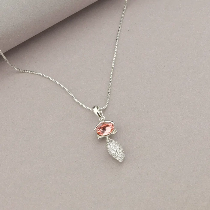 🏷️️ Підвіска Xuping Swarovski 40 см (родій) ss_76536